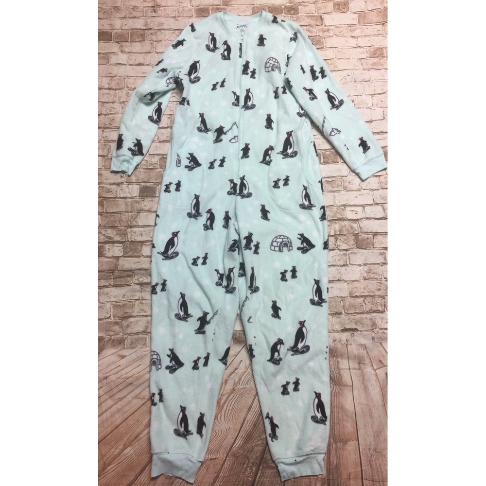 Nick & Nora A Small Penguin Igloo Baked Alaska Sleeper One Piece Pajamas PJ Mint
